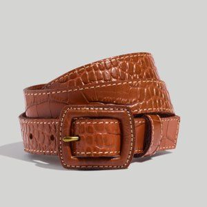 Madewell brown leather belt